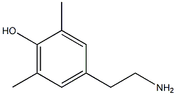 4-(2-aminoethyl)-2,6-dimethylphenol Structure