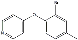 4-(2-bromo-4-methylphenoxy)pyridine
