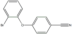 4-(2-bromophenoxy)benzonitrile Structure