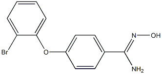 4-(2-bromophenoxy)-N'-hydroxybenzene-1-carboximidamide