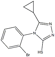 4-(2-bromophenyl)-5-cyclopropyl-4H-1,2,4-triazole-3-thiol