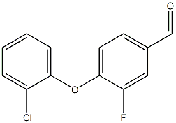  4-(2-chlorophenoxy)-3-fluorobenzaldehyde