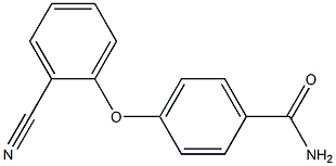 4-(2-cyanophenoxy)benzamide 结构式