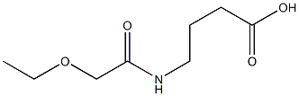 4-(2-ethoxyacetamido)butanoic acid Structure