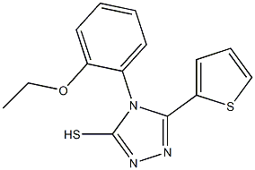 4-(2-ethoxyphenyl)-5-(thiophen-2-yl)-4H-1,2,4-triazole-3-thiol Structure