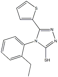 4-(2-ethylphenyl)-5-(thiophen-2-yl)-4H-1,2,4-triazole-3-thiol|