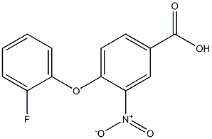 4-(2-fluorophenoxy)-3-nitrobenzoic acid|