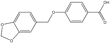 4-(2H-1,3-benzodioxol-5-ylmethoxy)benzoic acid