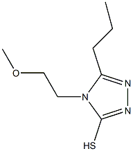 4-(2-methoxyethyl)-5-propyl-4H-1,2,4-triazole-3-thiol,,结构式