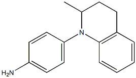 4-(2-methyl-1,2,3,4-tetrahydroquinolin-1-yl)aniline 化学構造式