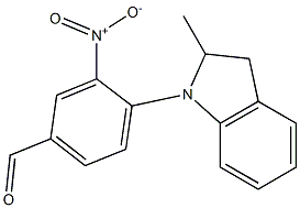 4-(2-methyl-2,3-dihydro-1H-indol-1-yl)-3-nitrobenzaldehyde|