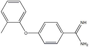 4-(2-methylphenoxy)benzene-1-carboximidamide