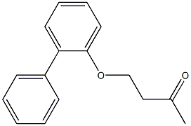 4-(2-phenylphenoxy)butan-2-one Struktur