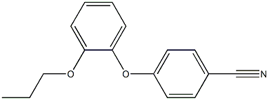 4-(2-propoxyphenoxy)benzonitrile Structure