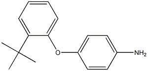 4-(2-tert-butylphenoxy)aniline,,结构式