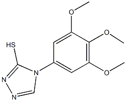 4-(3,4,5-trimethoxyphenyl)-4H-1,2,4-triazole-3-thiol