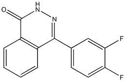 4-(3,4-difluorophenyl)-1,2-dihydrophthalazin-1-one 化学構造式