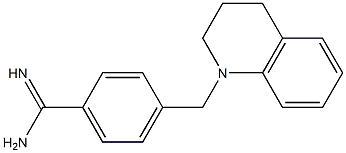 4-(3,4-dihydroquinolin-1(2H)-ylmethyl)benzenecarboximidamide Structure