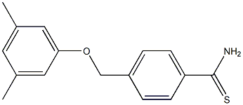 4-(3,5-dimethylphenoxymethyl)benzene-1-carbothioamide|