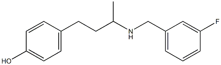 4-(3-{[(3-fluorophenyl)methyl]amino}butyl)phenol