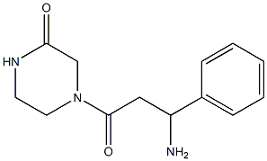 4-(3-amino-3-phenylpropanoyl)piperazin-2-one Structure