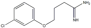 4-(3-chlorophenoxy)butanimidamide