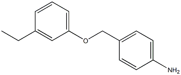 4-(3-ethylphenoxymethyl)aniline Struktur