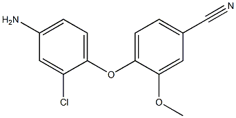 4-(4-amino-2-chlorophenoxy)-3-methoxybenzonitrile