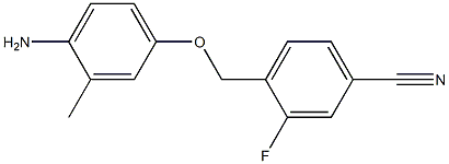 4-(4-amino-3-methylphenoxymethyl)-3-fluorobenzonitrile|