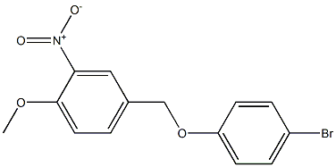 4-(4-bromophenoxymethyl)-1-methoxy-2-nitrobenzene Structure