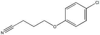 4-(4-chlorophenoxy)butanenitrile Structure