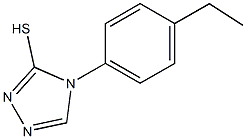 4-(4-ethylphenyl)-4H-1,2,4-triazole-3-thiol Struktur