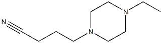 4-(4-ethylpiperazin-1-yl)butanenitrile Struktur