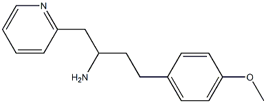 4-(4-methoxyphenyl)-1-(pyridin-2-yl)butan-2-amine Structure