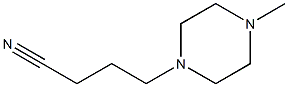 4-(4-methylpiperazin-1-yl)butanenitrile Structure