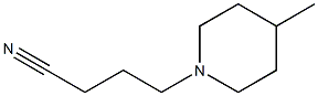 4-(4-methylpiperidin-1-yl)butanenitrile,,结构式