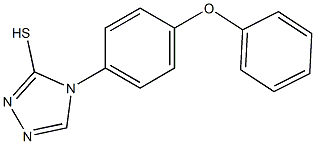 4-(4-phenoxyphenyl)-4H-1,2,4-triazole-3-thiol 结构式