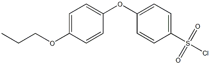 4-(4-propoxyphenoxy)benzene-1-sulfonyl chloride|