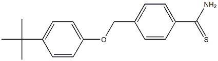  4-(4-tert-butylphenoxymethyl)benzene-1-carbothioamide