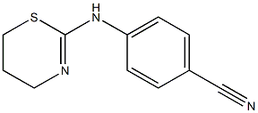 4-(5,6-dihydro-4H-1,3-thiazin-2-ylamino)benzonitrile 结构式