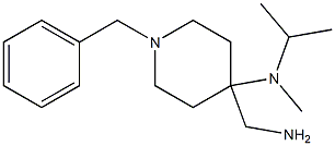 4-(aminomethyl)-1-benzyl-N-isopropyl-N-methylpiperidin-4-amine 化学構造式