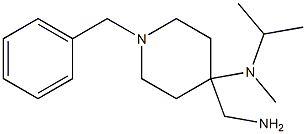 4-(aminomethyl)-1-benzyl-N-isopropyl-N-methylpiperidin-4-amine Structure