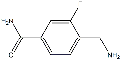 4-(aminomethyl)-3-fluorobenzamide Structure