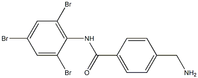 4-(aminomethyl)-N-(2,4,6-tribromophenyl)benzamide Structure