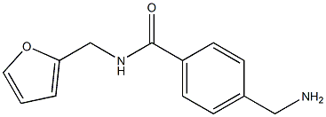 4-(aminomethyl)-N-(2-furylmethyl)benzamide 结构式