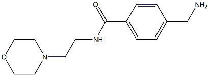 4-(aminomethyl)-N-(2-morpholin-4-ylethyl)benzamide