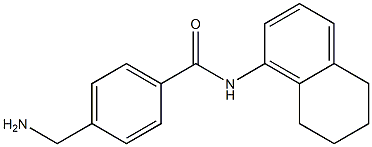  4-(aminomethyl)-N-(5,6,7,8-tetrahydronaphthalen-1-yl)benzamide