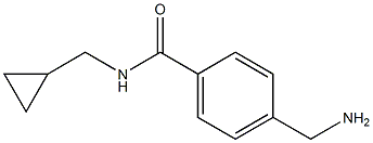 4-(aminomethyl)-N-(cyclopropylmethyl)benzamide Structure