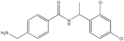 4-(aminomethyl)-N-[1-(2,4-dichlorophenyl)ethyl]benzamide|