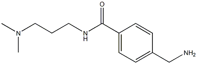 4-(aminomethyl)-N-[3-(dimethylamino)propyl]benzamide Struktur